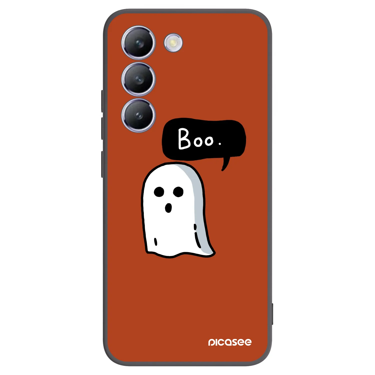 Picasee fekete szilikon tok az alábbi mobiltelefonokra Vivo V40 SE 5G - Boo