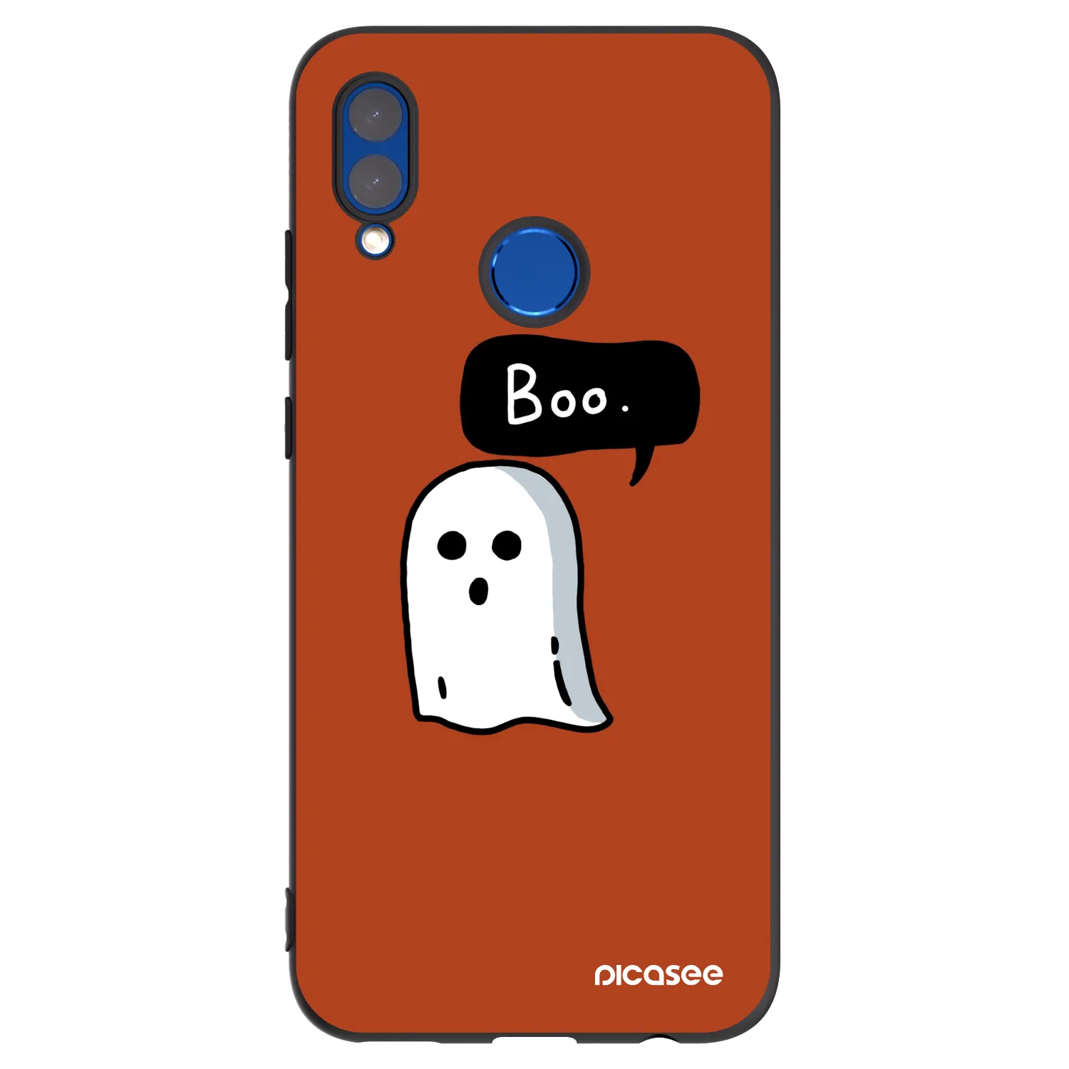 Picasee fekete szilikon tok az alábbi mobiltelefonokra Honor 10 Lite - Boo