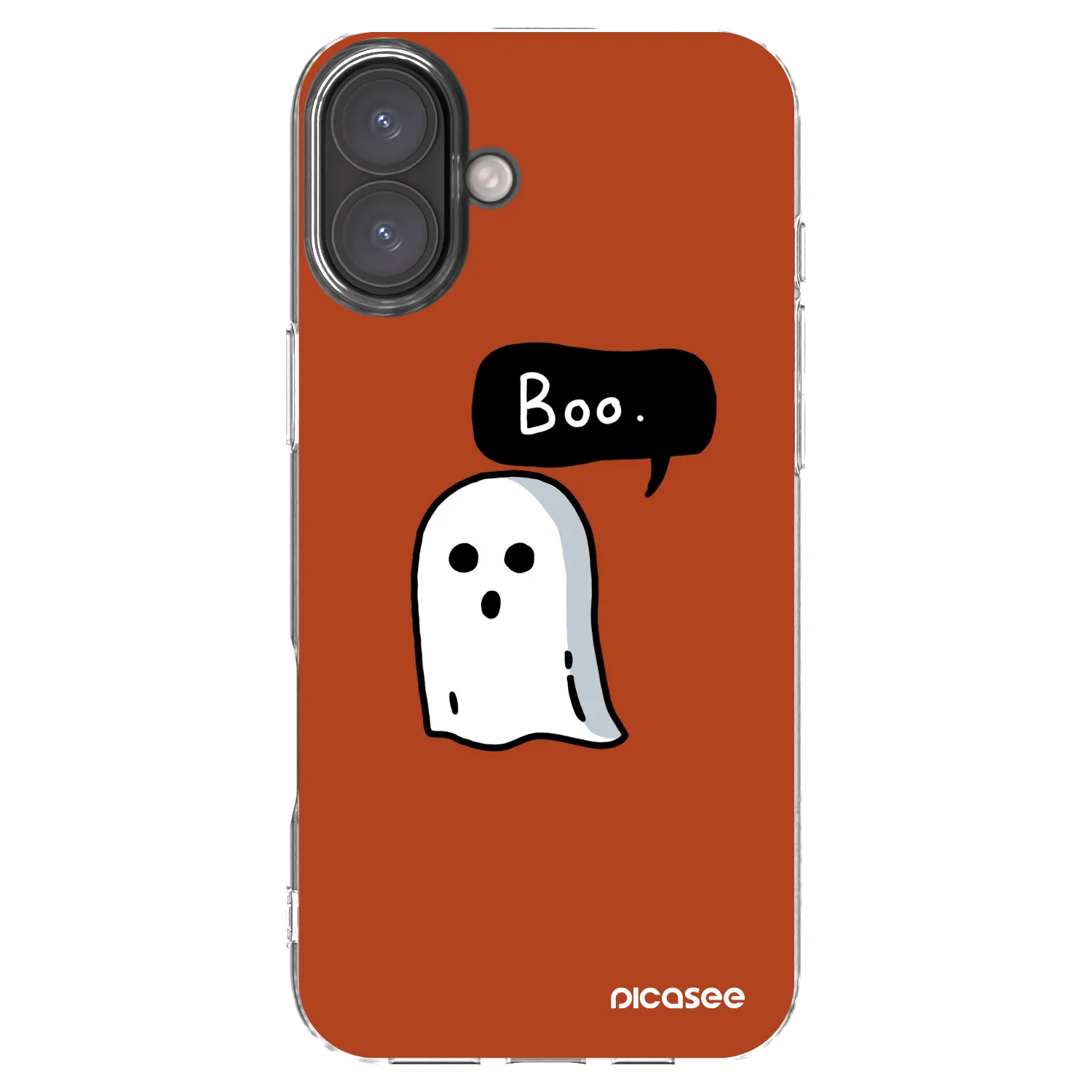 Picasee átlátszó szilikon tok az alábbi mobiltelefonokra Apple iPhone 16 Plus - Boo