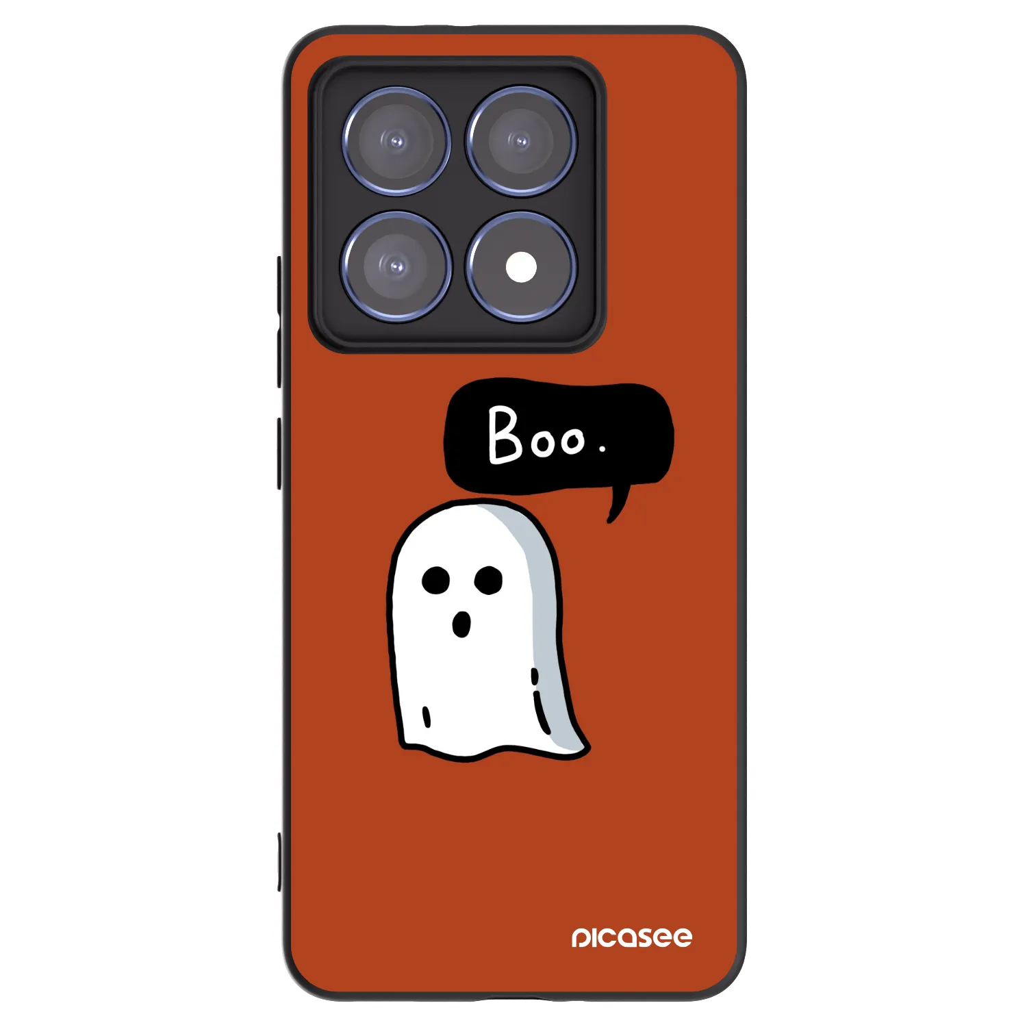 Picasee fekete szilikon tok az alábbi mobiltelefonokra Xiaomi 14T Pro - Boo