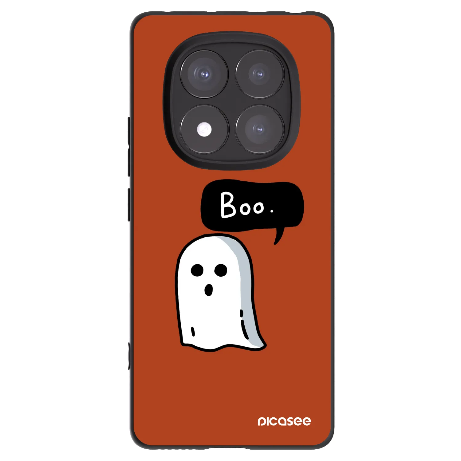 Picasee fekete szilikon tok az alábbi mobiltelefonokra Xiaomi Redmi Note 14 Pro 5G - Boo