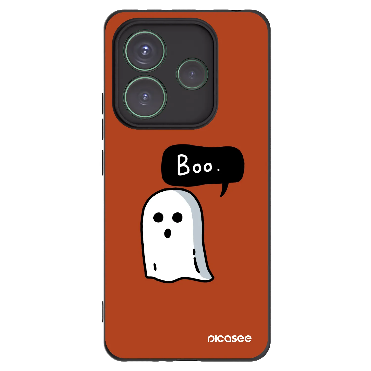 Picasee fekete szilikon tok az alábbi mobiltelefonokra Xiaomi Redmi Note 14 5G - Boo