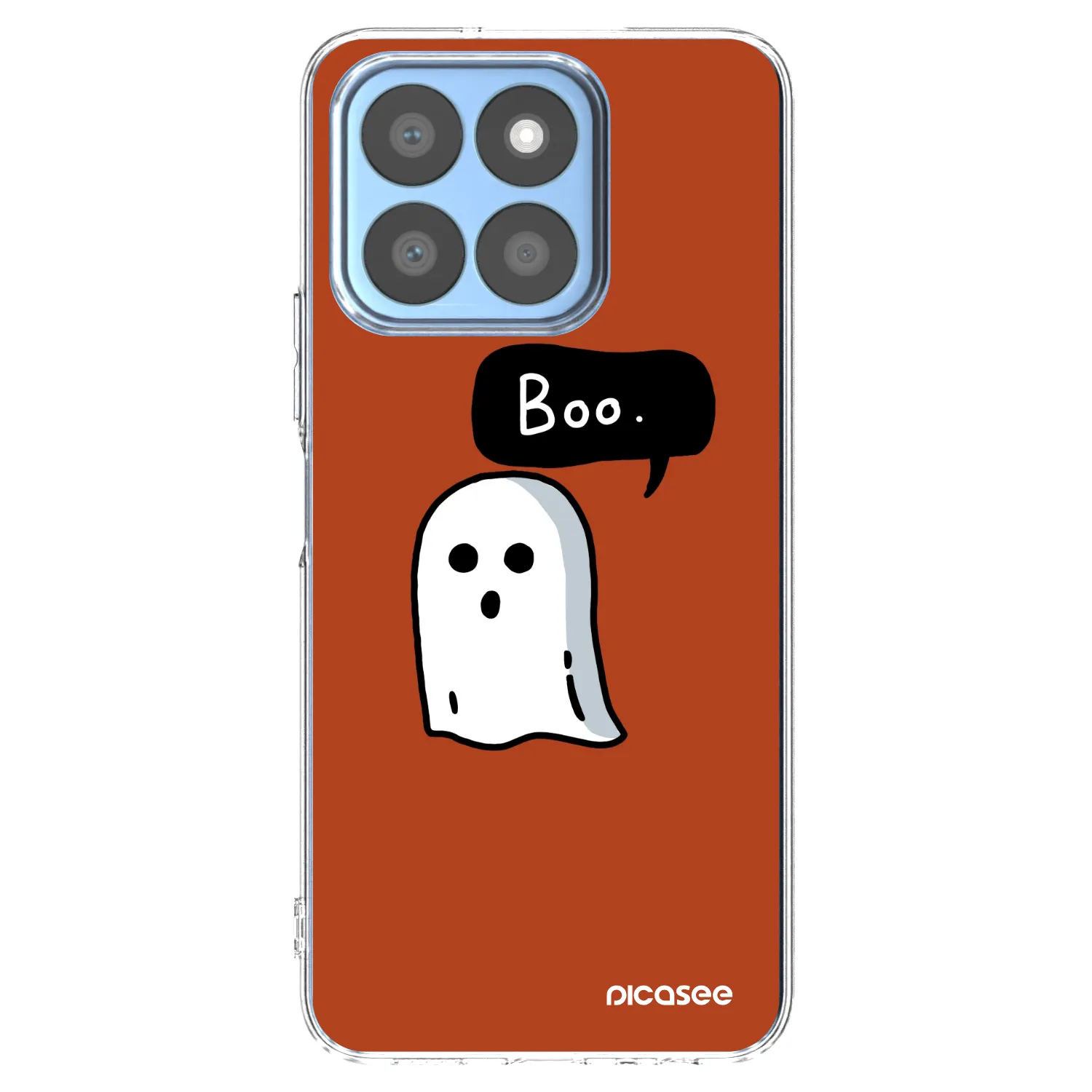 Picasee átlátszó szilikon tok az alábbi mobiltelefonokra Honor X8c - Boo