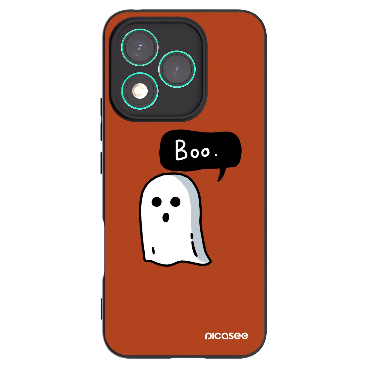 Picasee fekete szilikon tok az alábbi mobiltelefonokra Honor 400 Lite 5G - Boo