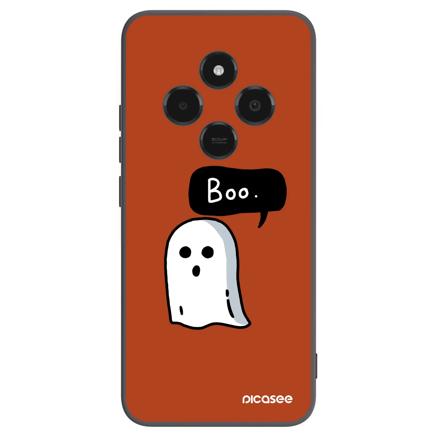 Picasee fekete szilikon tok az alábbi mobiltelefonokra Xiaomi Poco C75 - Boo