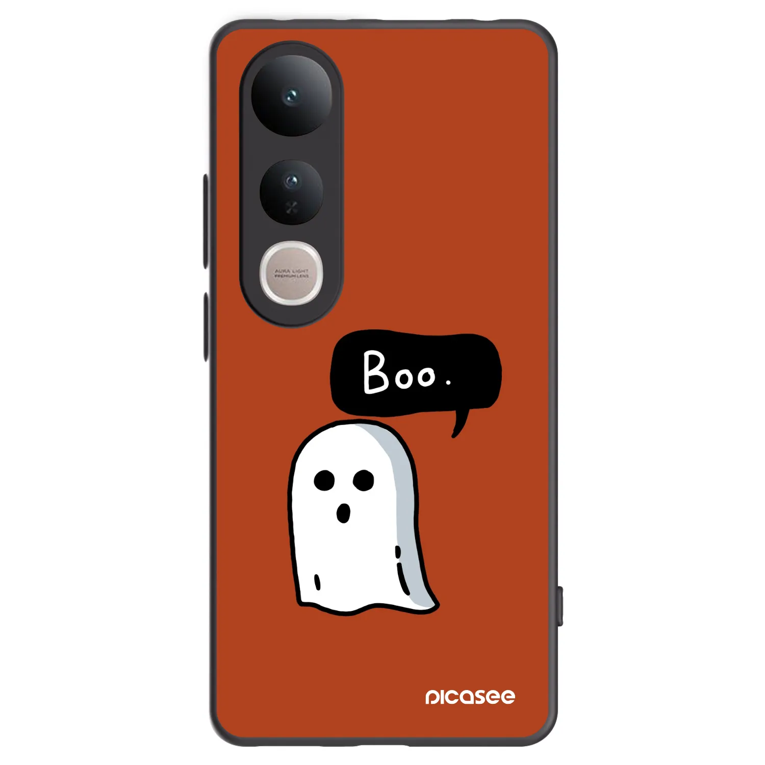 Picasee fekete szilikon tok az alábbi mobiltelefonokra Vivo V50 Lite 5G - Boo