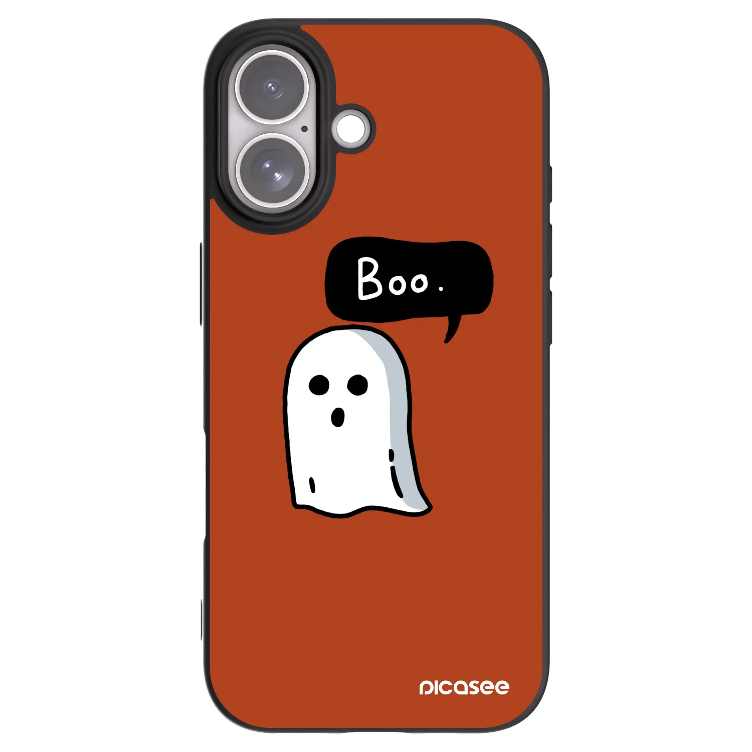 Picasee fekete szilikon tok az alábbi mobiltelefonokra Apple iPhone 17 - Boo