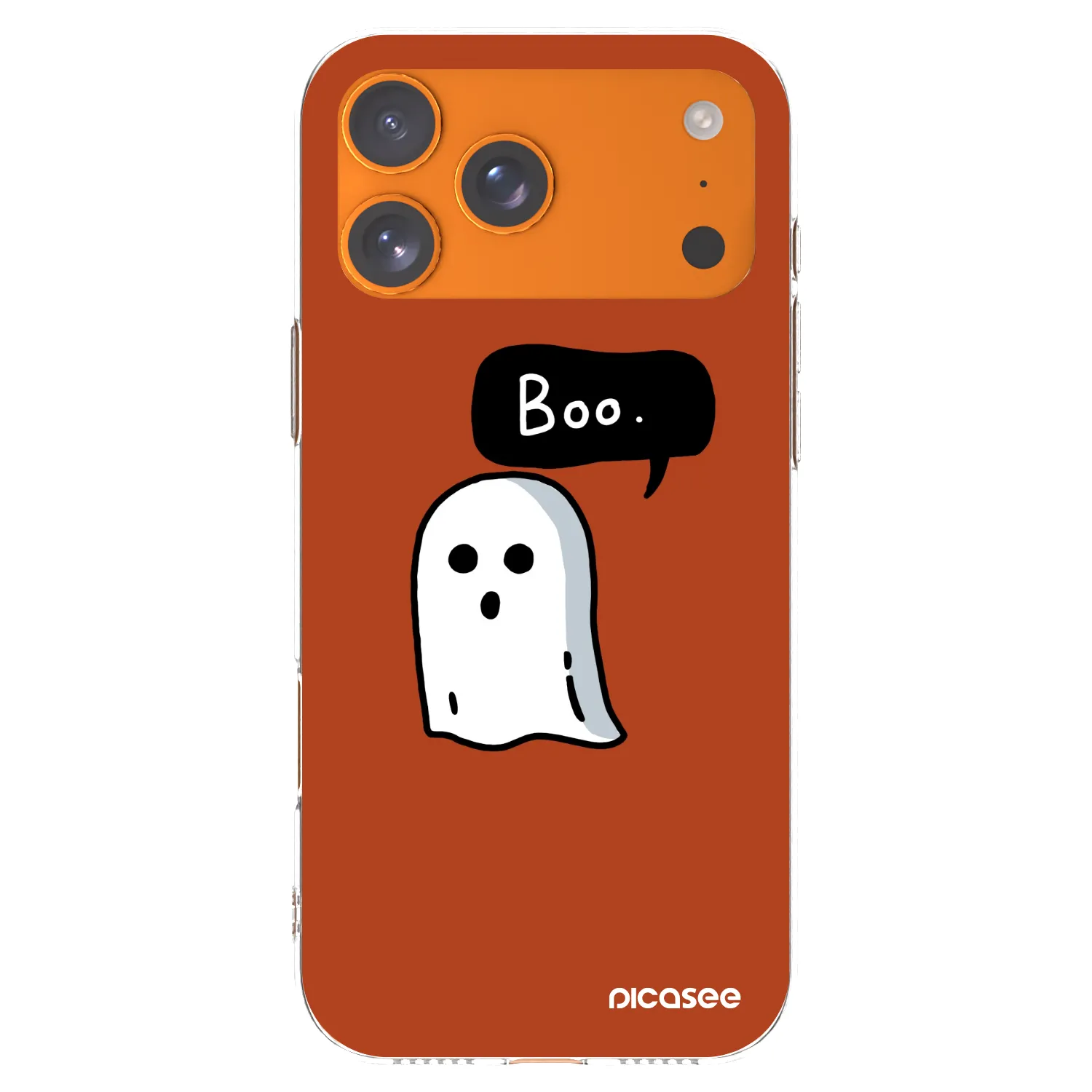 Picasee átlátszó szilikon tok az alábbi mobiltelefonokra Apple iPhone 17 Pro Max - Boo