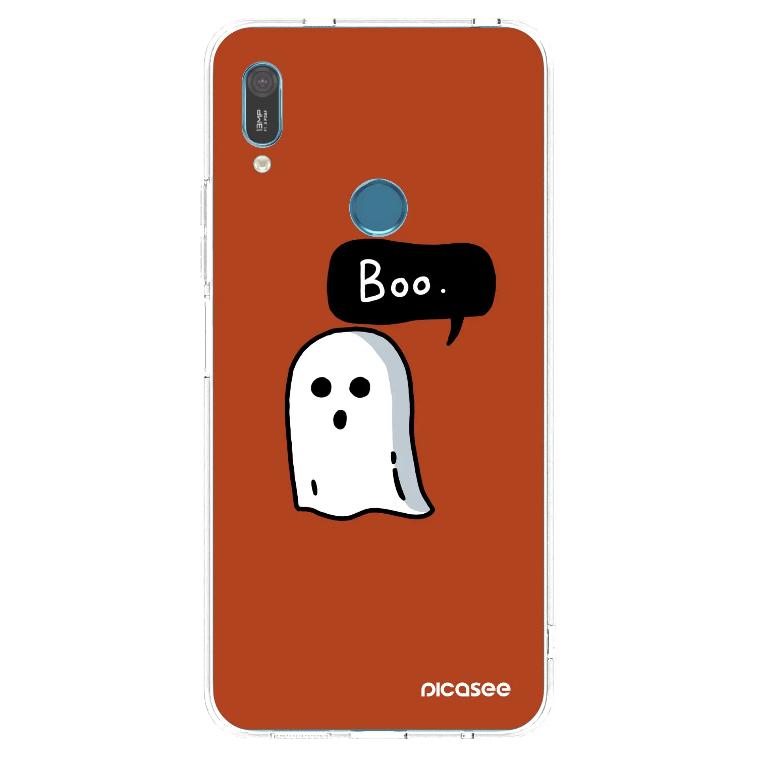 Picasee átlátszó szilikon tok az alábbi mobiltelefonokra Huawei Y6 2019 - Boo