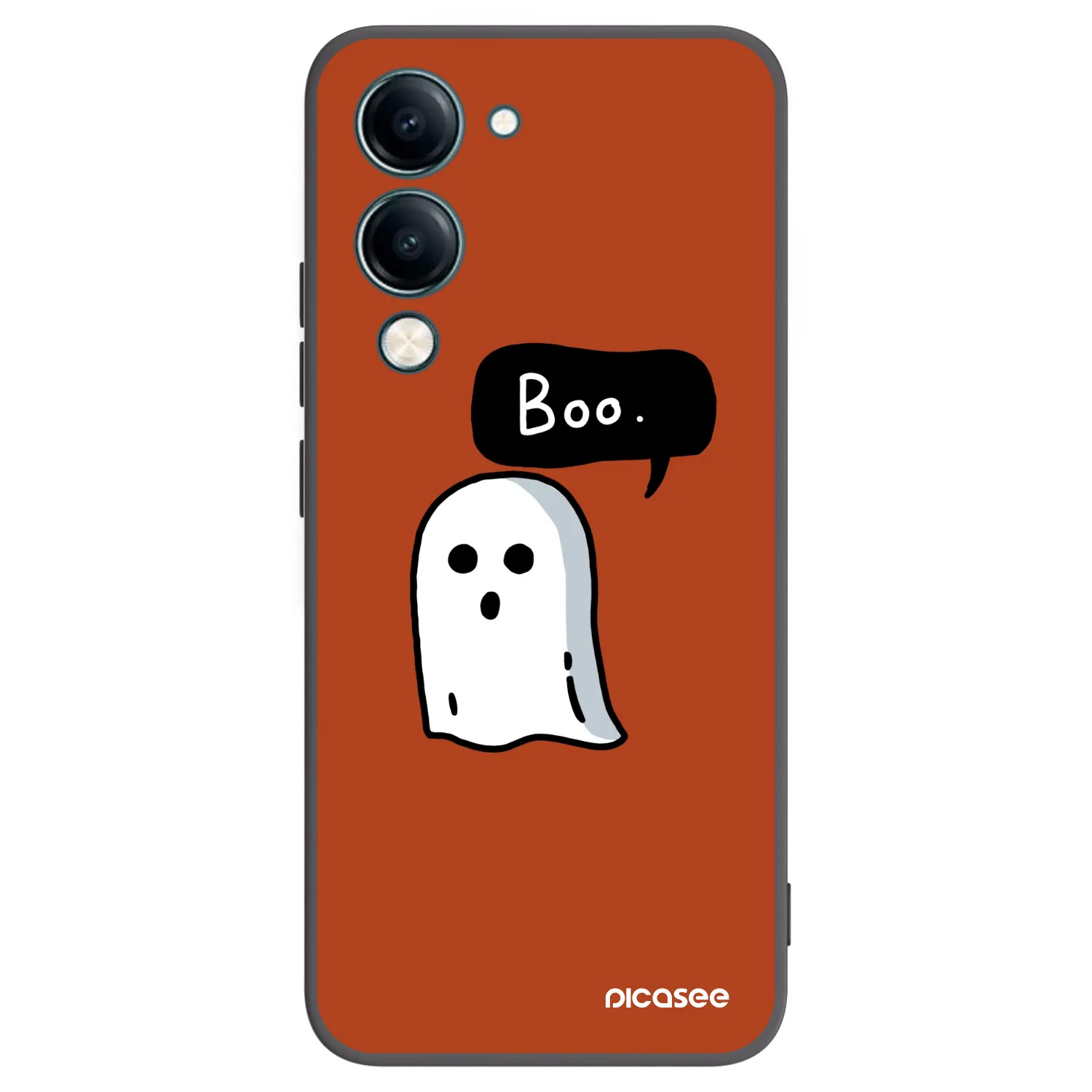 Picasee fekete szilikon tok az alábbi mobiltelefonokra Vivo Y29s 5G - Boo
