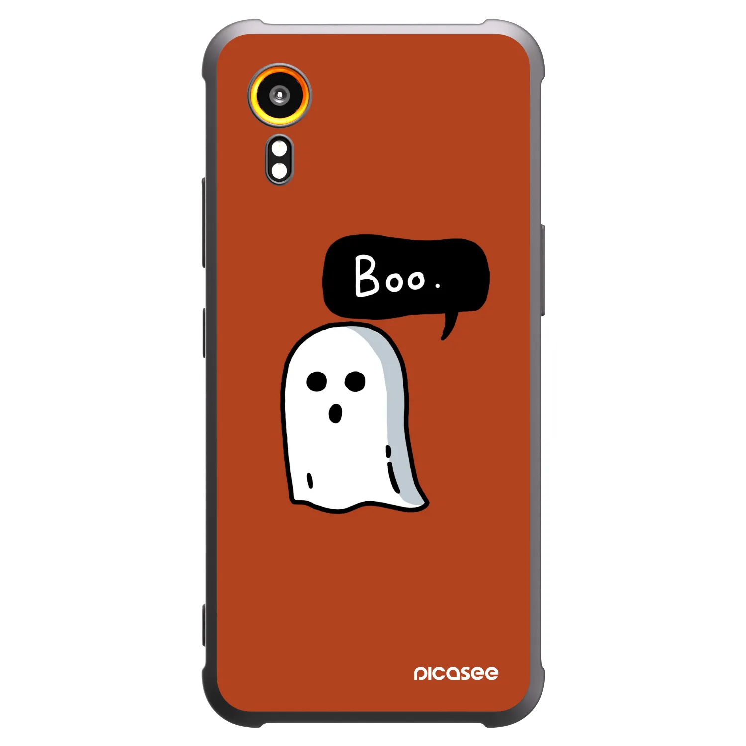 Picasee fekete szilikon tok az alábbi mobiltelefonokra Samsung Galaxy XCover 7 - Boo