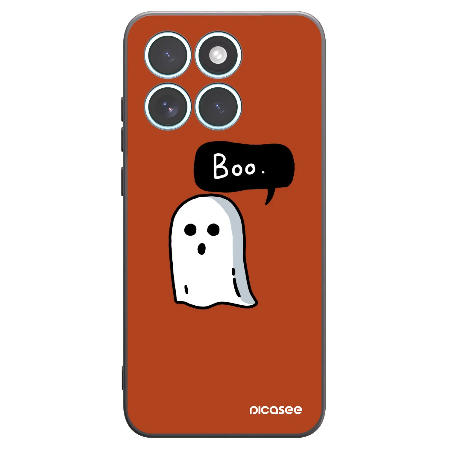 Picasee fekete szilikon tok az alábbi mobiltelefonokra Motorola Edge 70 Fusion - Boo