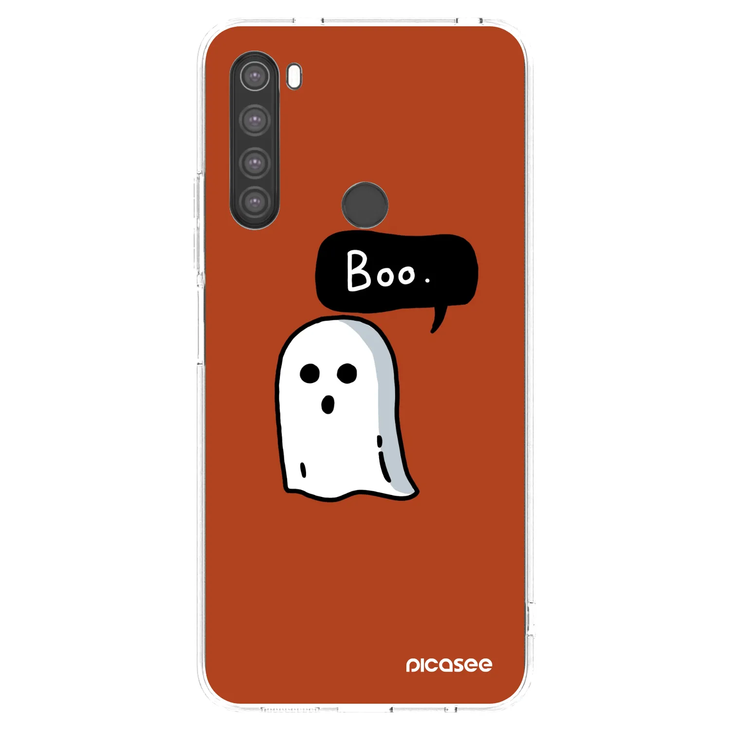 Picasee átlátszó szilikon tok az alábbi mobiltelefonokra Xiaomi Redmi Note 8 - Boo