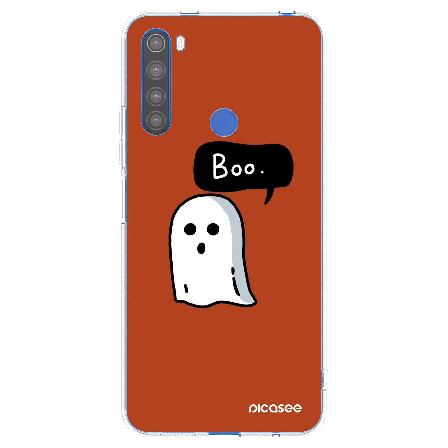 Picasee átlátszó szilikon tok az alábbi mobiltelefonokra Xiaomi Redmi Note 8T - Boo