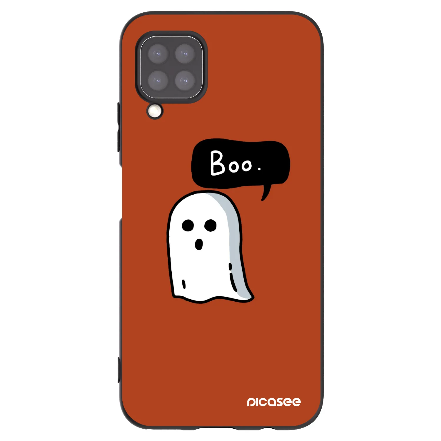 Picasee fekete szilikon tok az alábbi mobiltelefonokra Huawei P40 Lite - Boo