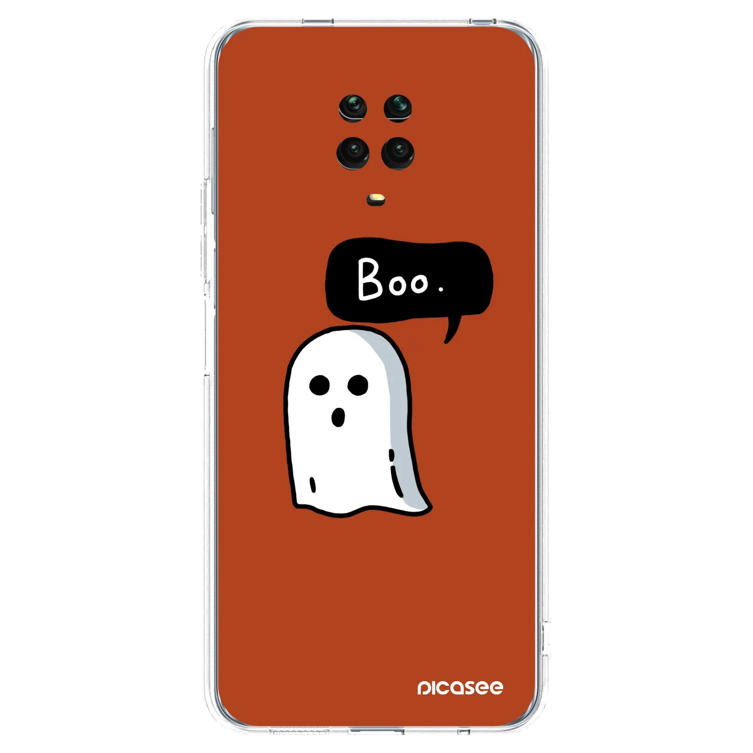 Picasee átlátszó szilikon tok az alábbi mobiltelefonokra Xiaomi Redmi Note 9S - Boo