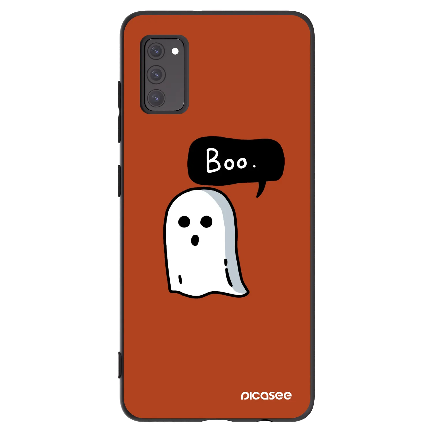 Picasee fekete szilikon tok az alábbi mobiltelefonokra Samsung Galaxy A41 A415F - Boo