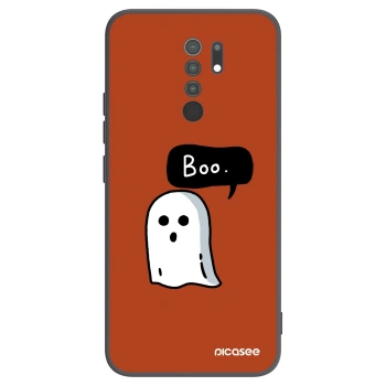 Picasee fekete szilikon tok az alábbi mobiltelefonokra Xiaomi Redmi 9 - Boo