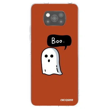 Picasee fekete szilikon tok az alábbi mobiltelefonokra Xiaomi Poco X3 - Boo