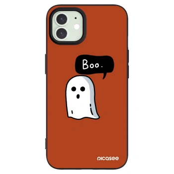 Picasee fekete szilikon tok az alábbi mobiltelefonokra Apple iPhone 12 - Boo