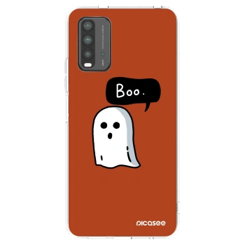 Picasee fekete szilikon tok az alábbi mobiltelefonokra Xiaomi Redmi 9T - Boo
