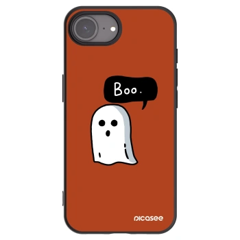 Picasee fekete szilikon tok az alábbi mobiltelefonokra Apple iPhone 16e - Boo
