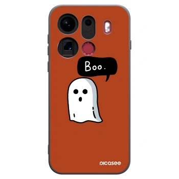 Picasee fekete szilikon tok az alábbi mobiltelefonokra OPPO Find X9 Pro - Boo