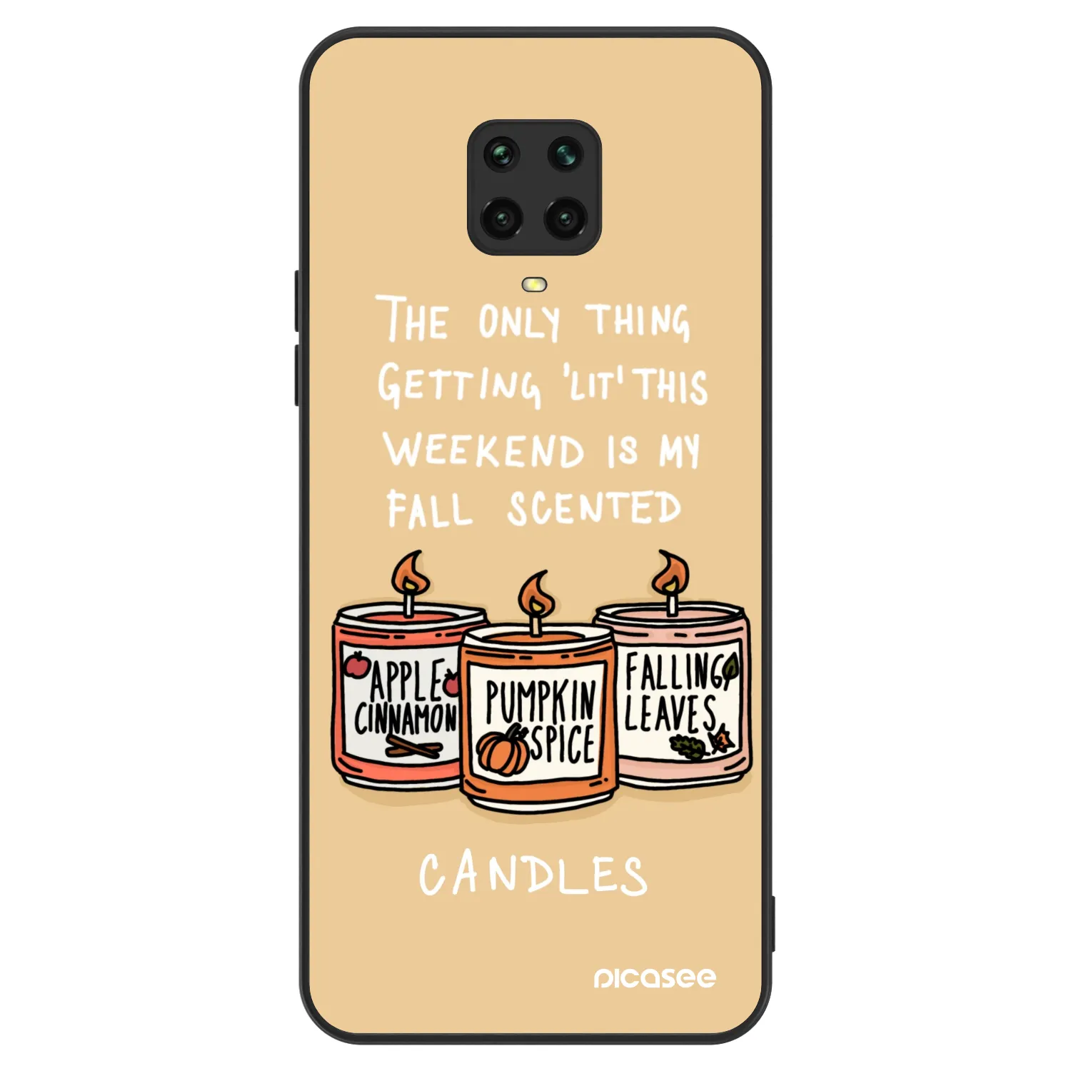 Picasee ULTIMATE CASE Xiaomi Redmi Note 9 Pro - készülékre - Candles