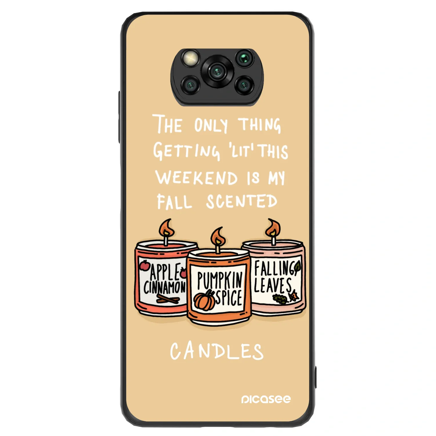Picasee ULTIMATE CASE Xiaomi Poco X3 - készülékre - Candles