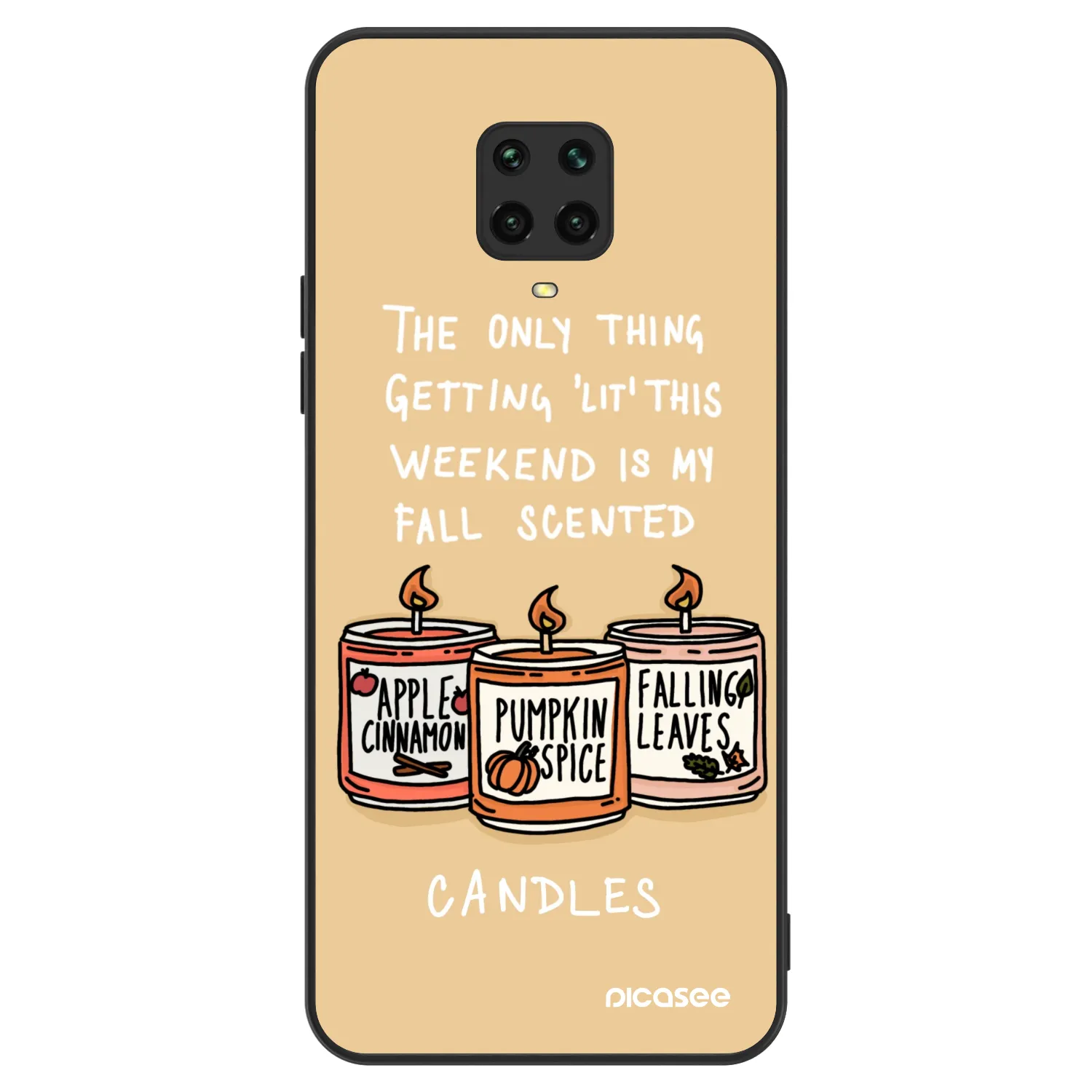 Picasee ULTIMATE CASE Xiaomi Redmi Note 9S - készülékre - Candles