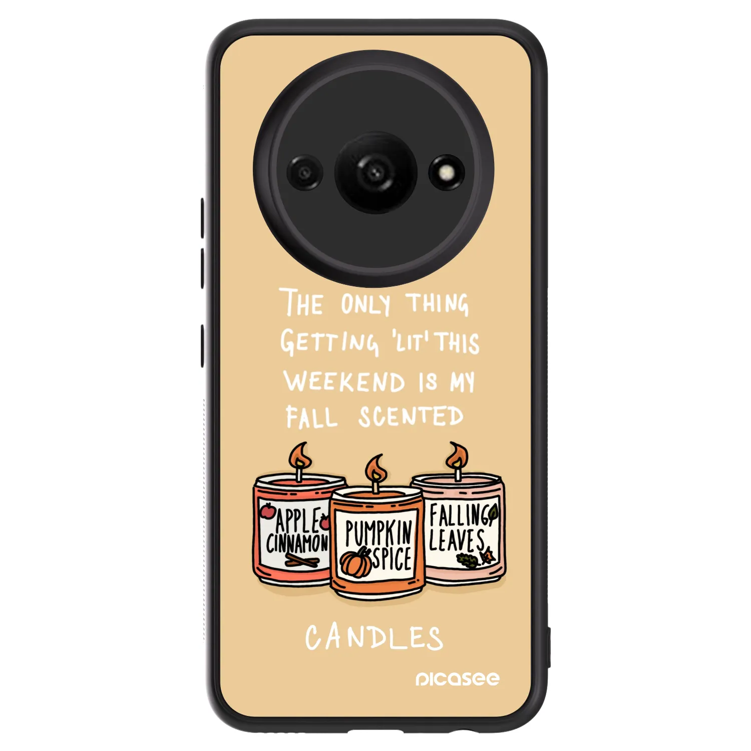 Picasee ULTIMATE CASE Xiaomi Redmi A3 - készülékre - Candles