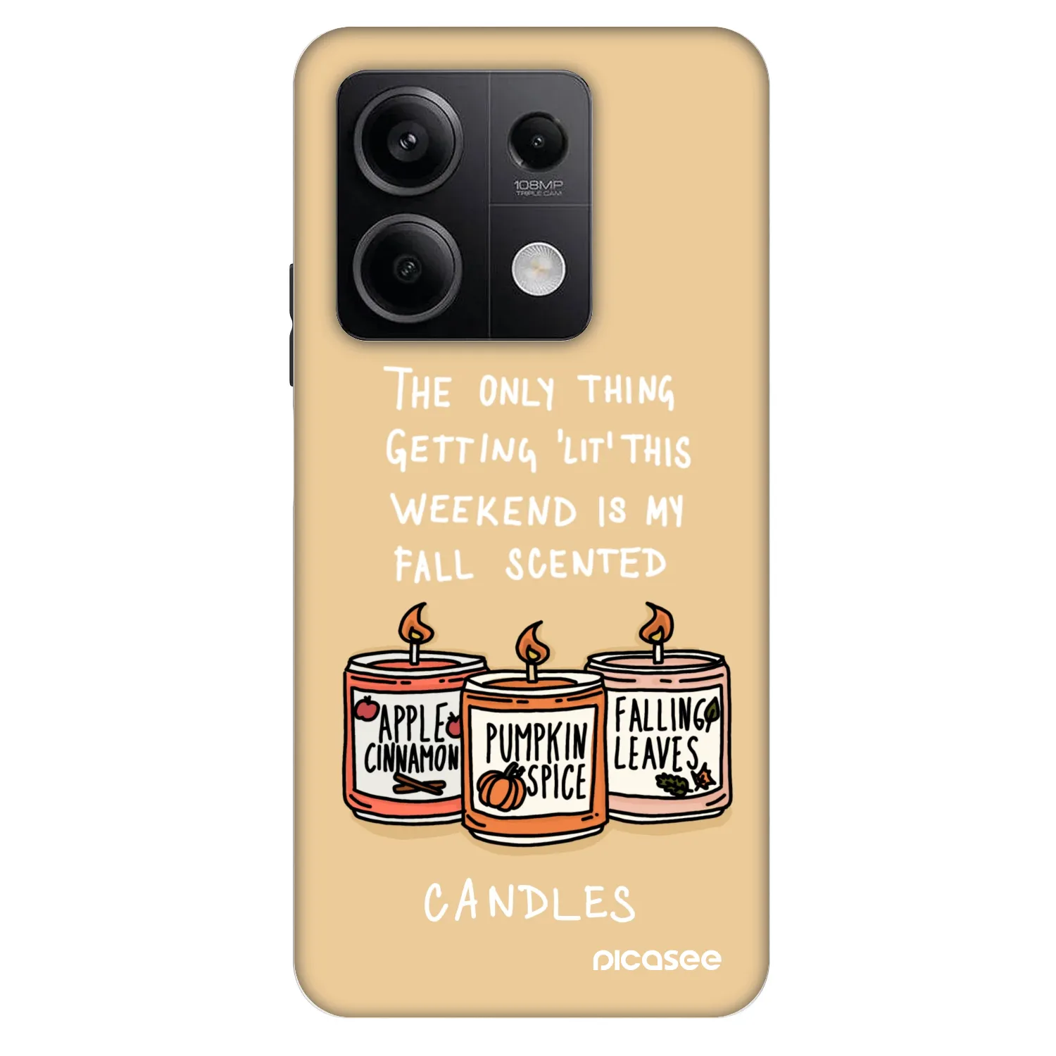 Picasee Fashion Case Xiaomi Redmi Note 13 5G - Candles
