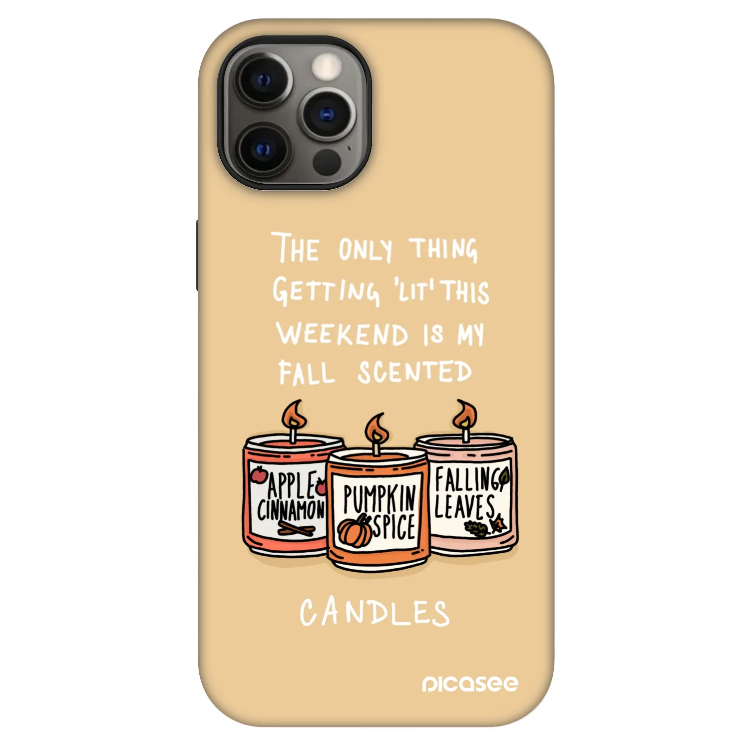 Picasee Fashion Case MagSafe Apple iPhone 12 - Candles