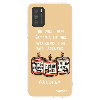 Picasee átlátszó szilikon tok az alábbi mobiltelefonokra Xiaomi Poco M3 - Candles