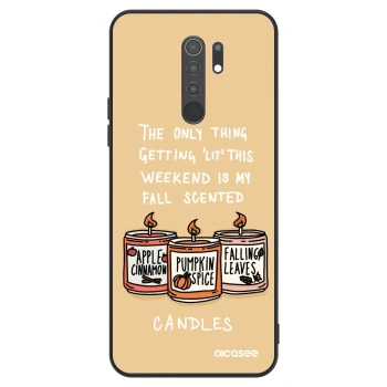 Szilikon tok erre a típusra Xiaomi Redmi 9 - Candles