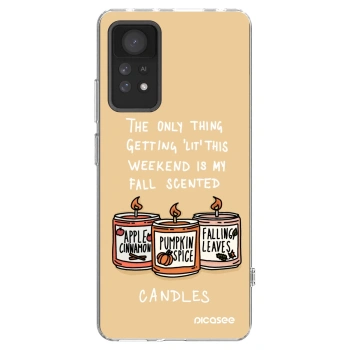 Picasee átlátszó szilikon tok az alábbi mobiltelefonokra Xiaomi Redmi Note 11 Pro 5G - Candles