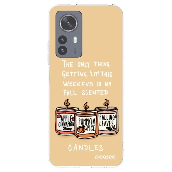 Picasee átlátszó szilikon tok az alábbi mobiltelefonokra Xiaomi 12 Pro - Candles