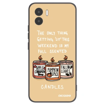Picasee fekete szilikon tok az alábbi mobiltelefonokra Xiaomi Redmi A1 - Candles