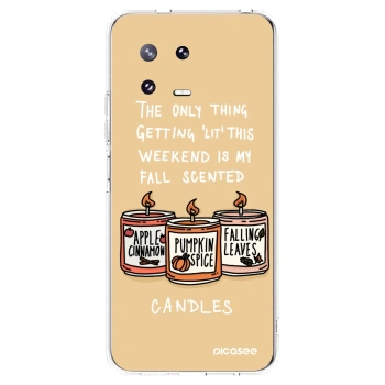 Picasee átlátszó szilikon tok az alábbi mobiltelefonokra Xiaomi 13 Pro - Candles