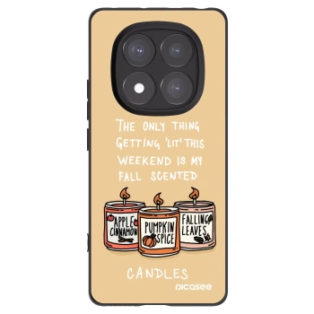 Picasee fekete szilikon tok az alábbi mobiltelefonokra Xiaomi Redmi Note 14 Pro 5G - Candles