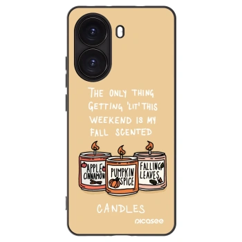Picasee fekete szilikon tok az alábbi mobiltelefonokra Xiaomi Poco X7 Pro 5G - Candles