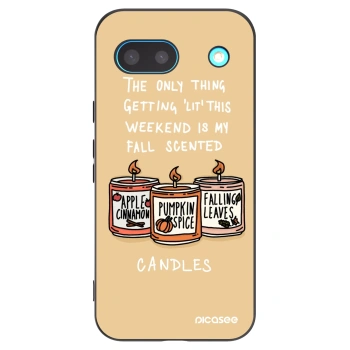 Picasee fekete szilikon tok az alábbi mobiltelefonokra Google Pixel 8 - Candles
