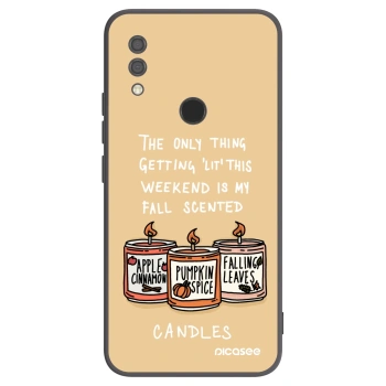 Picasee fekete szilikon tok az alábbi mobiltelefonokra Xiaomi Redmi 7 - Candles