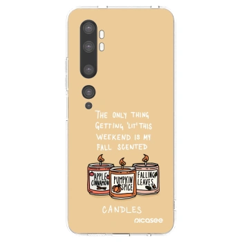 Picasee átlátszó szilikon tok az alábbi mobiltelefonokra Xiaomi Mi Note 10 (Pro) - Candles