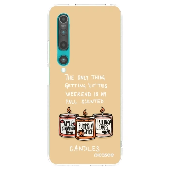 Picasee átlátszó szilikon tok az alábbi mobiltelefonokra Xiaomi Mi 10 - Candles
