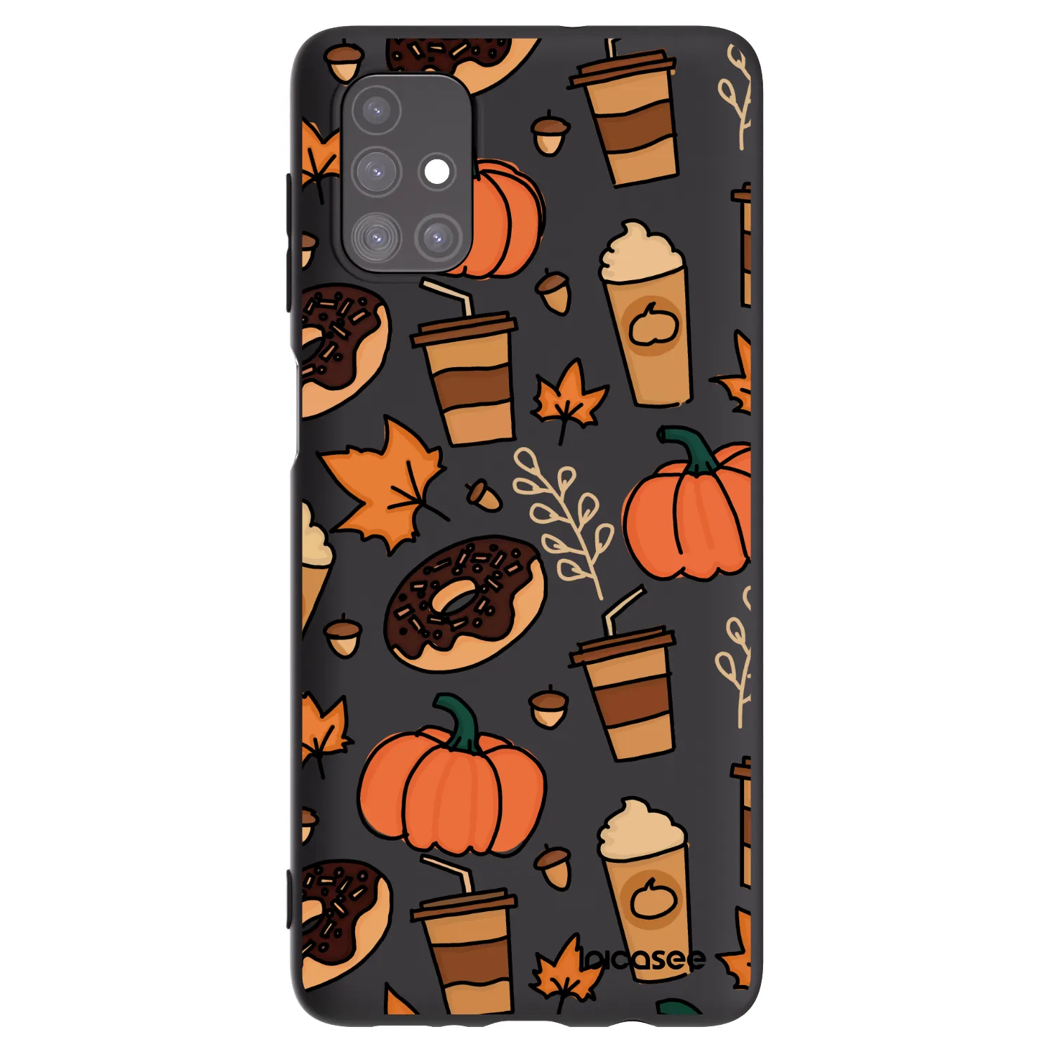 Picasee fekete szilikon tok az alábbi mobiltelefonokra Samsung Galaxy M51 M515F - Fallovers