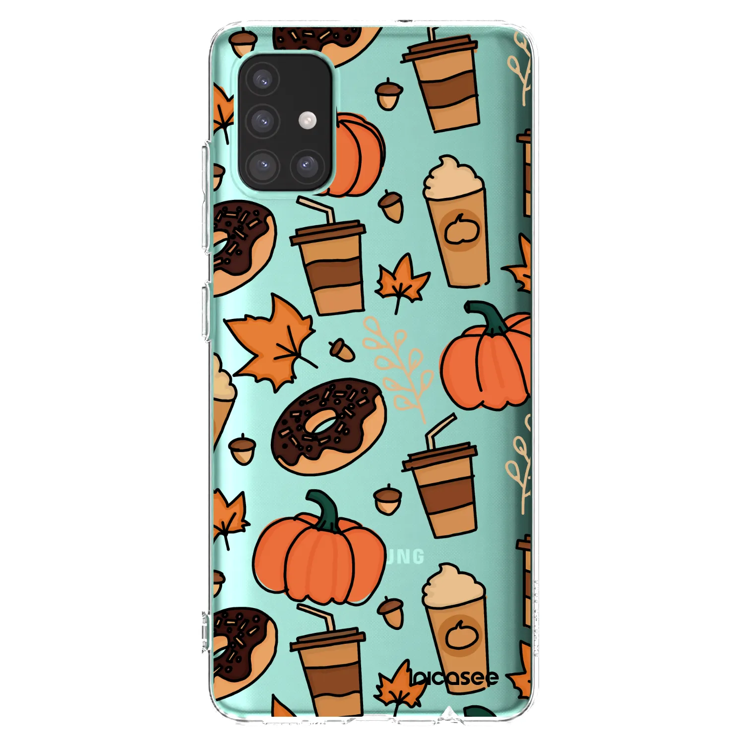 Picasee átlátszó szilikon tok az alábbi mobiltelefonokra Samsung Galaxy M51 M515F - Fallovers