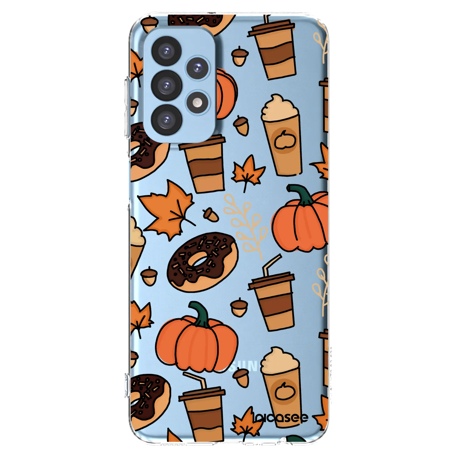 Picasee átlátszó szilikon tok az alábbi mobiltelefonokra Samsung Galaxy A23 A235F 4G - Fallovers