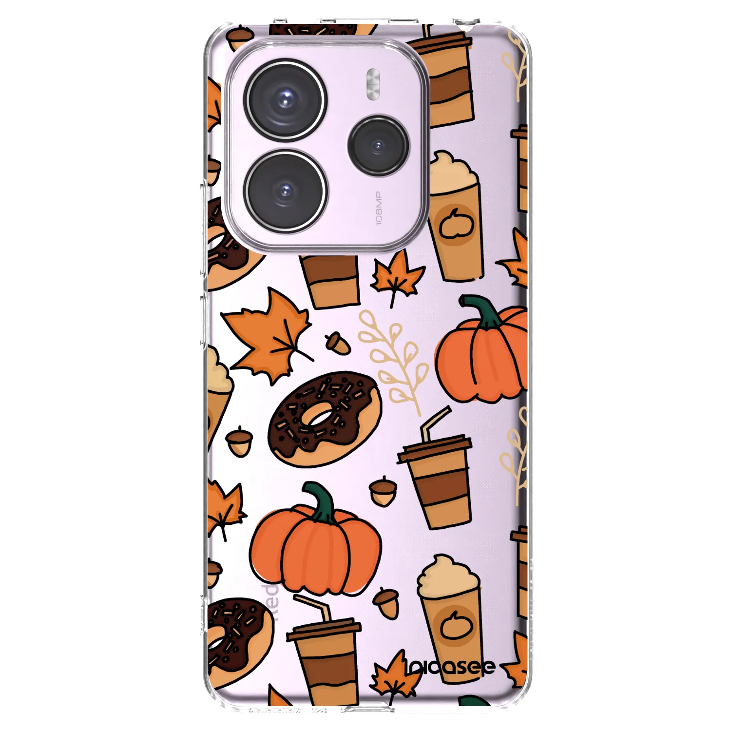 Picasee átlátszó szilikon tok az alábbi mobiltelefonokra Xiaomi Redmi Note 14 5G - Fallovers