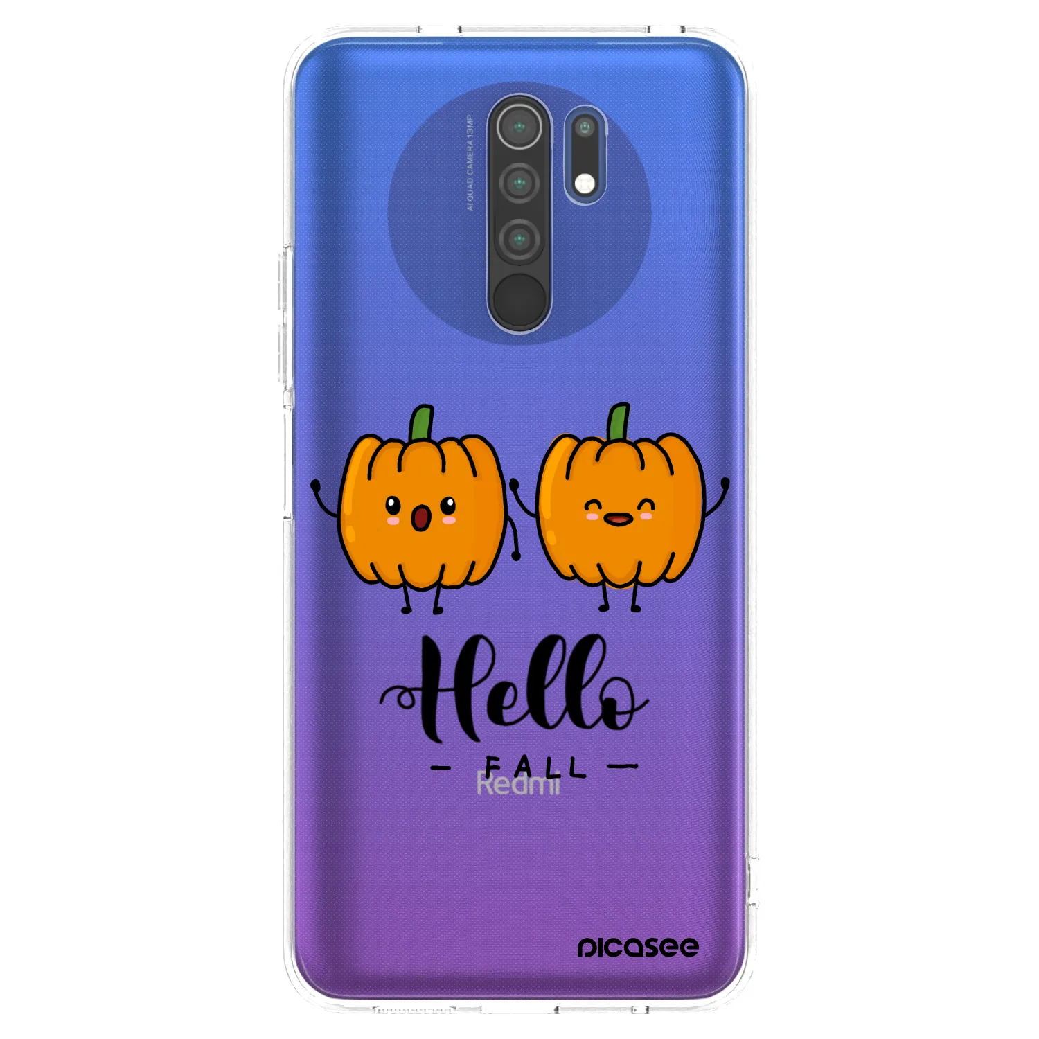 Picasee átlátszó szilikon tok az alábbi mobiltelefonokra Xiaomi Redmi 9 - Hallo Fall